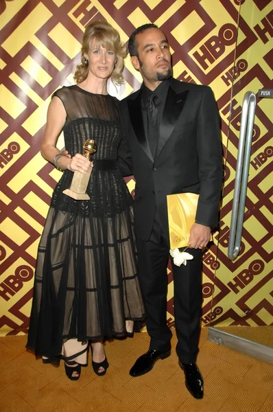 Laura Dern and Ben Harper — Stock Photo, Image