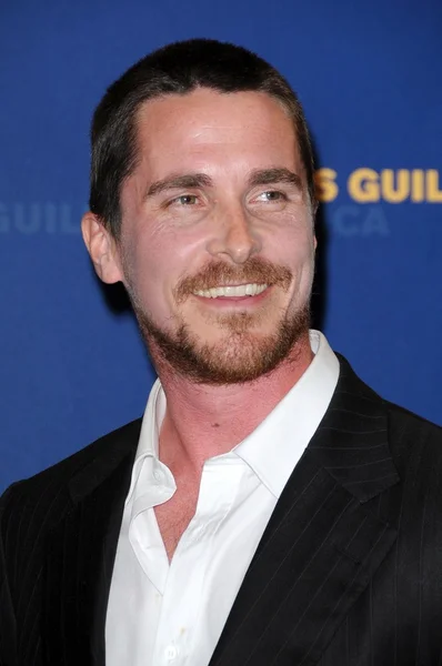 Christian Bale na sala de imprensa no 61st Annual DGA Awards. Hyatt Regency Century Plaza, Los Angeles, CA. 01-31-09 — Fotografia de Stock