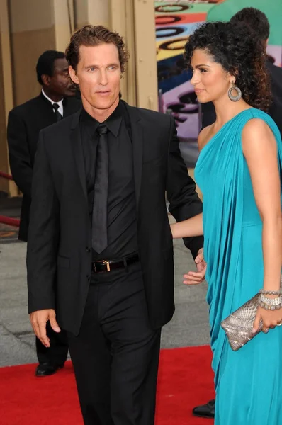 Matthew mcconaughey i camila alves — Zdjęcie stockowe