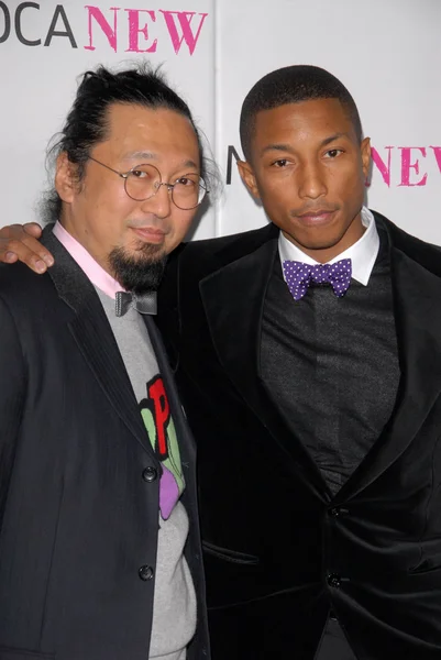 Takashi Murakami and Pharrell Williams — Stock Photo, Image