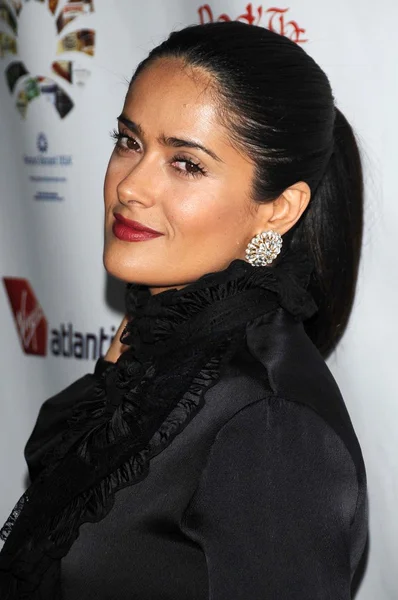 Salma Hayek Ordförande — Stockfoto