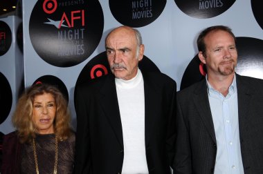 Micheline Roquebrune with Sean Connery and Jason Connery