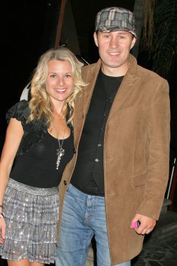 Erin raftery ve randy ryanat Dünya Kupası showdown yardım toplama el guapo cantina, los angeles, ca. 11-06-09