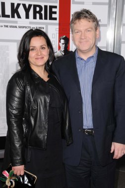 Lindsay Brunnock and Kenneth Branagh