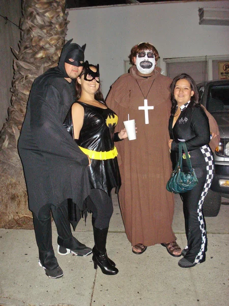 Halloween Party-goers — Stock Photo, Image