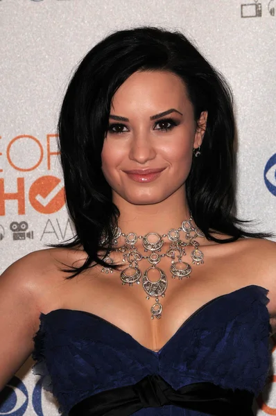Demi Lovato\r\nat the 2010 's Choice Awards Press Room, Nokia Theater L.A. Live, Los Angeles, CA. 01-06-10 — Stock fotografie