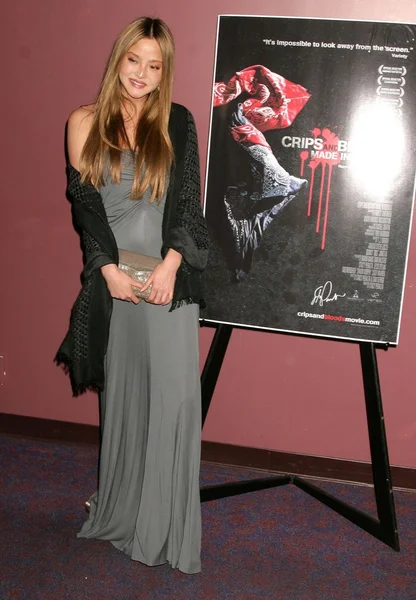 Devon Aoki en el estreno en Los Ángeles de 'Crips and Bloods Made in America'. Laemmle Sunset 5 Cinemas, West Hollywood, CA. 02-10-09 — Foto de Stock