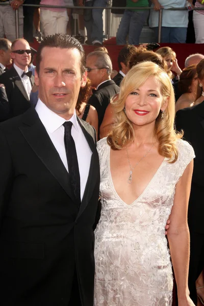 Jon Hamm y Jennifer Westfeldt — Foto de Stock