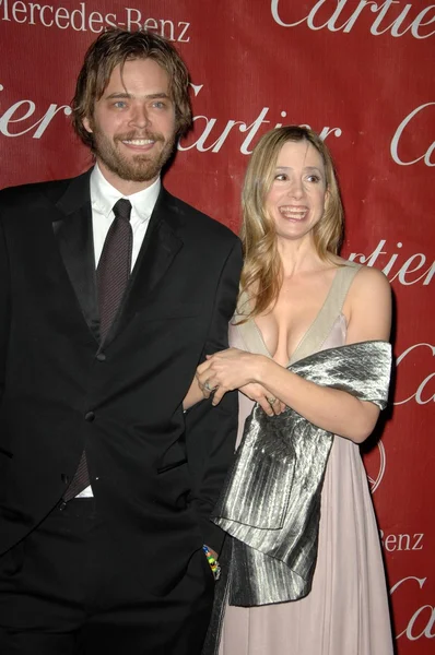 Christopher Backus and Mira Sorvino — ストック写真