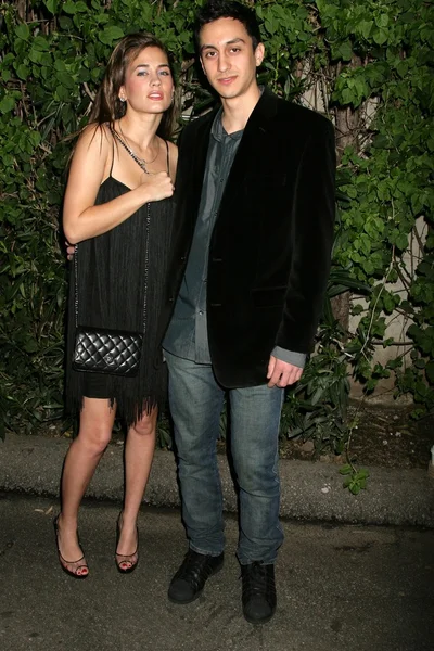 Katie Chonacas e Dave Lopera na festa de estreia do videoclipe de Katie Chonacas. Les Deux, Hollywood, CA. 02-21-09 — Fotografia de Stock