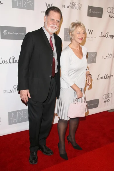 Taylor hackford und helen mirren — Stockfoto