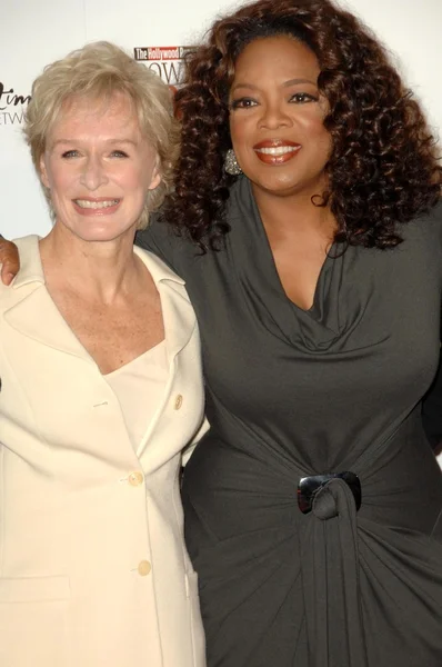 Glenn close en oprah winfrey — Stockfoto