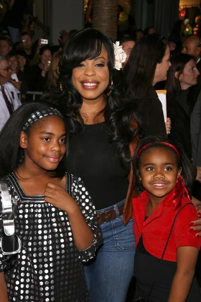 Niecy Nash and family — Stock Photo, Image