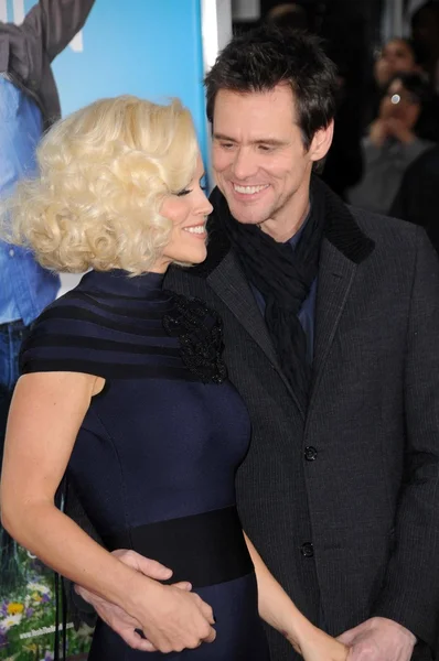 Jenny McCarthy e Jim Carrey — Fotografia de Stock