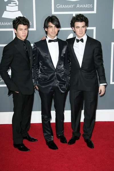 Jonas Brothers at the 51st Annual GRAMMY Awards. Staples Center, Los Angeles, CA. 02-08-09 — Stock Photo, Image