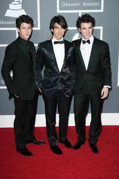 Jonas Brothers at the 51st Annual GRAMMY Awards. Staples Center, Los Angeles, CA. 02-08-09 — Stock Photo, Image