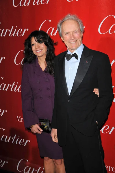 Clint Eastwood and wife Dina at the 2010 Palm Springs International Film Festival Awards Gala, Palm Springs Convention Center, Palm Springs, CA. 01-05-10 — Stok fotoğraf