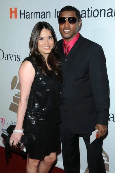 Kenneth "babyface" edmonds presso il saluto a icone clive gala di davis pre-grammy. Beverly hilton hotel, beverly hills, ca. 07/02/09 — Foto de Stock