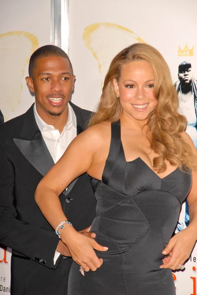 Nick Cannon and Mariah Carey — Stock Photo, Image