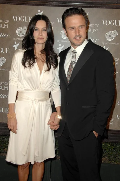 Courteney Cox e David Arquette — Foto Stock