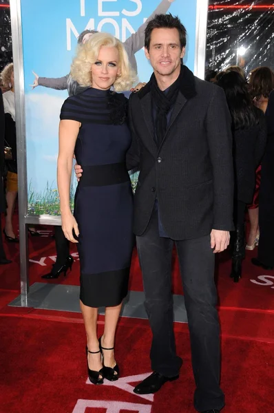 Jenny McCarthy and Jim Carrey — Stock Photo, Image