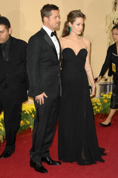 Brad Pitt, Angelina Jolie — Foto de Stock