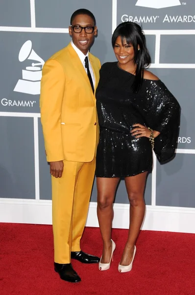 Raphael Saadiq and Nia Long at the 51st Annual GRAMMY Awards. Staples Center, Los Angeles, CA. 02-08-09 — Stock Photo, Image