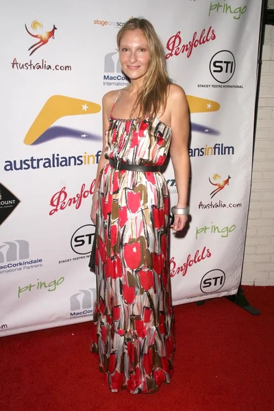 Eva Orner at the Australian Academy Award Celebration. Chateau Marmont, West Hollywood, CA. 90046 — Zdjęcie stockowe