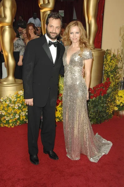 Judd Apatow and Leslie Mann at the 81st Annual Academy Awards. Kodak Theatre, Hollywood, CA. 02-22-09 — Zdjęcie stockowe