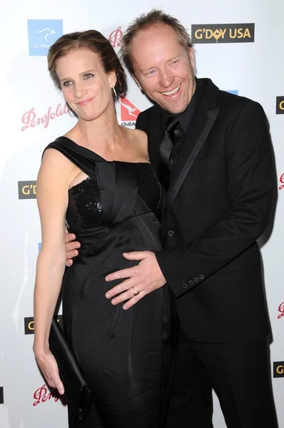 Rachel Griffiths and Andrew Taylor — Stock Photo, Image