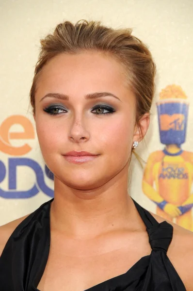 Hayden panettiere w 2009 mtv movie awards przylotów. Gibson amphitheatre, universal city, ca. 05-31-09 — Zdjęcie stockowe