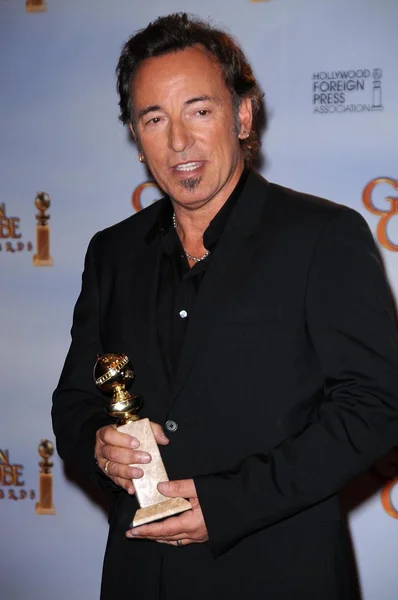 Bruce Springsteen en la sala de prensa de los 66º Premios Globo de Oro. Beverly Hilton Hotel, Beverly Hills, CA. 01-11-09 — Foto de Stock