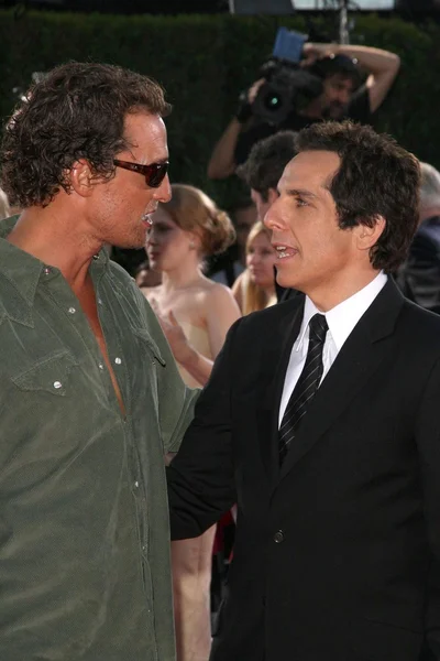 Matthew McConaughey y Ben Stiller — Foto de Stock