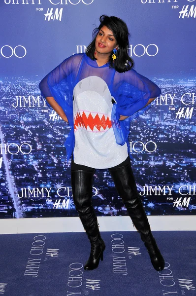 Maya Arulpragasam at the Jimmy Choo For H&M Collection, Private Location, Los Angeles, CA. 11-02-09 — Stockfoto