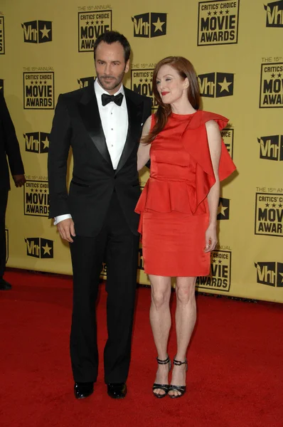Tom Ford and Julianne Moore — Stock Photo, Image