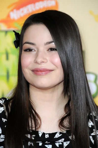 Miranda Cosgrove en Nickelodeon 's 2009 Kids' Choice Awards. Pauly Pavillion, Westwood, CA. 03-29-09 —  Fotos de Stock