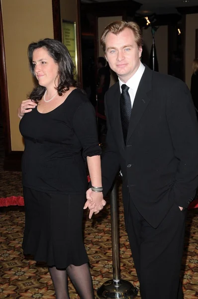 Emma Thomas and Christopher Nolan at the 61st Annual DGA Awards. Hyatt Regency Century Plaza, Los Angeles, CA. 01-31-09 — Stok fotoğraf