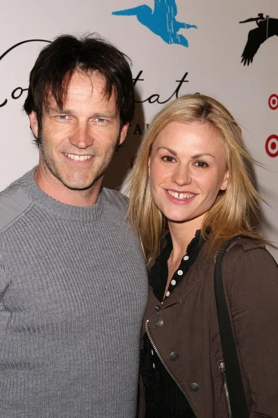 Stephen moyer och anna paquin — Stockfoto