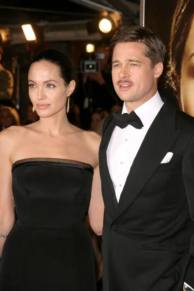 Angelina Jolie and Brad Pitt — Stock Photo, Image