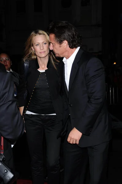 Robin wright i sean penn — Zdjęcie stockowe