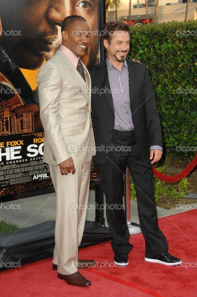 Robert Downey Jr and Jamie Foxx Stock Editorial Photo © s_bukley