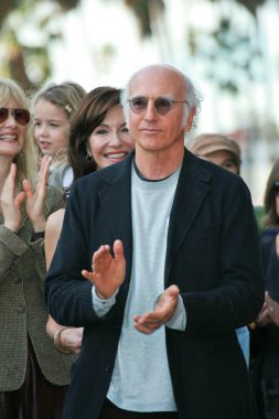 Larry David at the induction ceremony for Mary Steenburgen into the Hollywood Walk of Fame, Hollywood Blvd., Hollywood. CA. 12-16-09