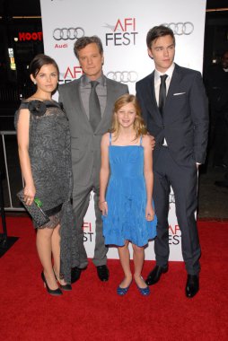 Ginnifer goodwin, colin firth, ryan simpkins ve nicholas hoult