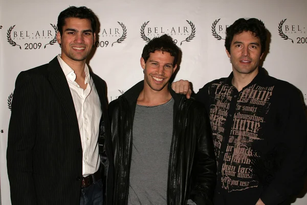 Matt Wallerstein and Keyan Safyari at the Bel Air Film Festival Closing Night, Improv, Los Angeles, CA. 11-17-09 — Stok fotoğraf