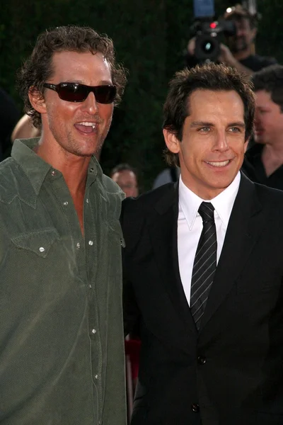 Matthew McConaughey and Ben Stiller — Zdjęcie stockowe