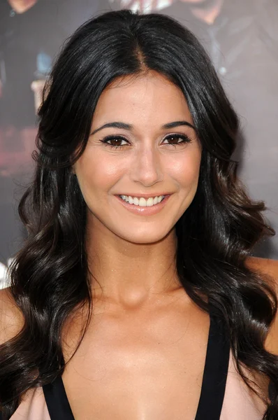 Emmanuelle Chriqui at the Los Angeles Premiere of 'Entourage' Season Six. Paramount Theater, Hollywood, CA. 07-09-09 — Stock Photo, Image