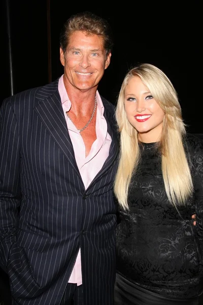 David Hasselhoff e Hayley Hasselhoff — Fotografia de Stock