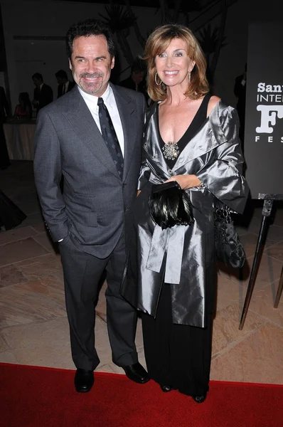 Dennis Miller and Carolyn Espsley at the 4th Annual Kirk Douglas Awards for Excellence in Film Awards. Biltmore Four Seasons, Santa Barbara, CA. 10-22-09 — Stockfoto