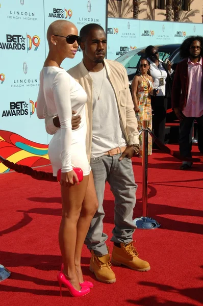 Amber Rose, Kanye West — Stok fotoğraf