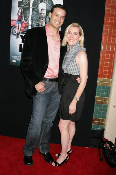 B.P. Cooper and Brittain Engler at the Los Angeles Sneak Peek Screening of 'Ten Years Later'. Majestic Crest Theatre, Los Angeles, CA. 07-16-09 — Stock Photo, Image